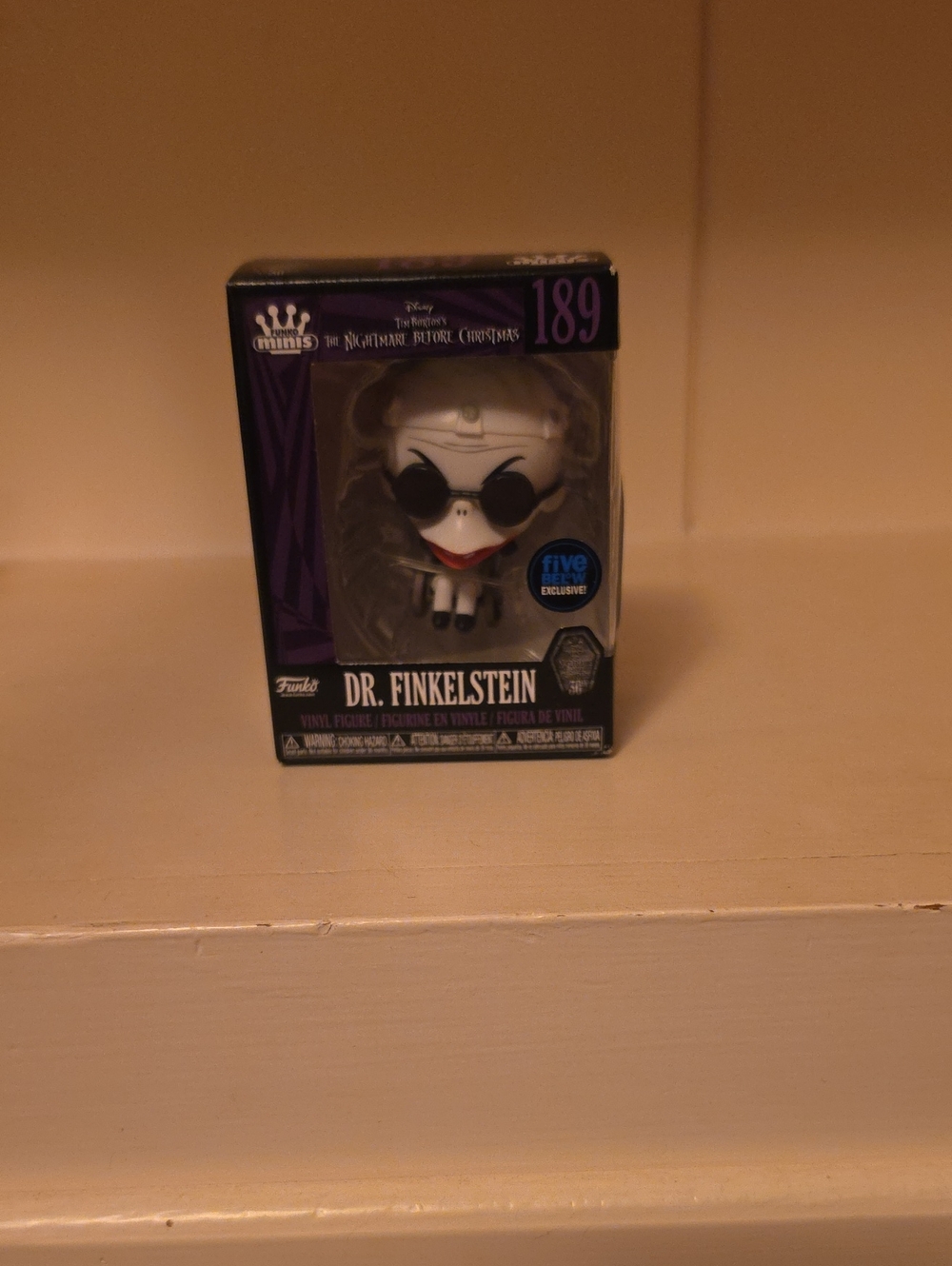 Funko Dr. Finkelstein Vinyl Figure - White, Black & Purple